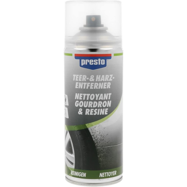 Produit nettoyant - Détachant - Résine - Goudron - Carrosserie - Presto - 400ml