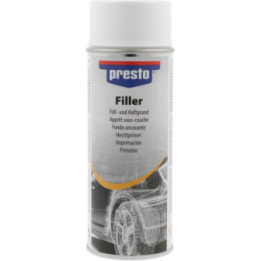 Bombe d'apprêt - Sous-couche - Blanc - Carrosserie - Métal - Presto - 400ml