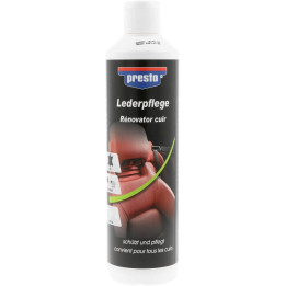 Produit d'entretien - Rénovateur - Sièges en cuir - Voiture - Crème - 500ml - Presto