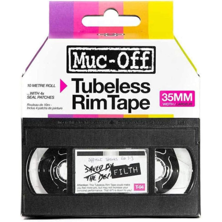 Fond de jante pour vélo - Tubeless - Bande adhésive - 35mm largeur - Muc-Off