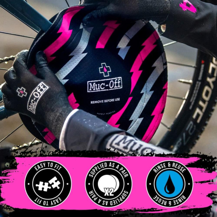 Housse pour freins à disque - Vélo - Protection transport - Muc-Off - 2 pièces