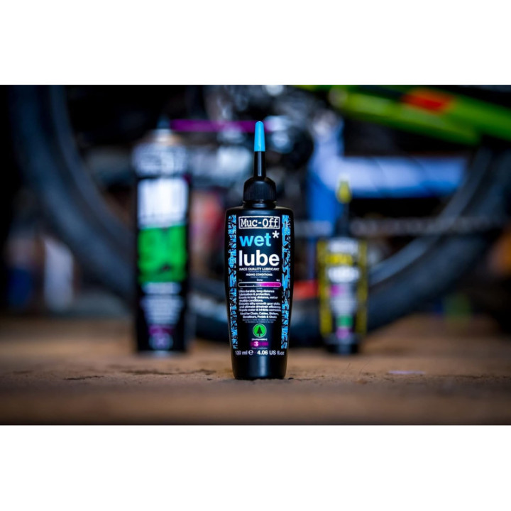 Lubrifiant pour chaîne de vélo - Tous types de vélo - Temps humides boueux - Muc-Off - 120ml