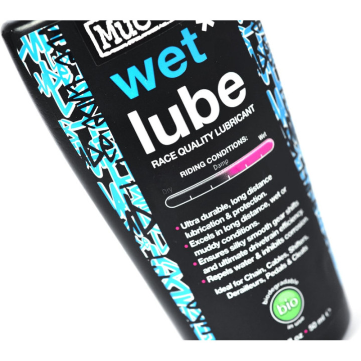 Lubrifiant pour chaîne de vélo - Tous types de vélo - Temps humides boueux - Muc-Off - 50ml