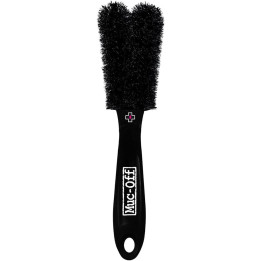 Brosse à 2 têtes - Pour zones difficiles - Vélo, rayons, disques, pédales - Muc-Off