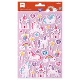 Gommettes - Stickers - Licornes - 31 pièces - Apli Kids