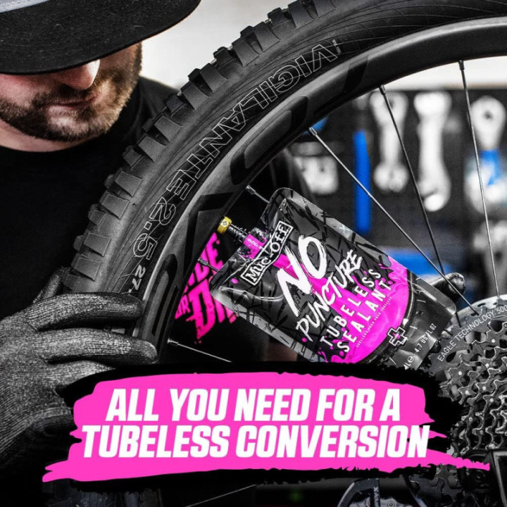 Kit montage - Roues Tubeless - Pour DH et enduro wide - Accessoires complet - Muc-Off