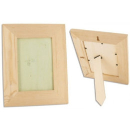 Cadre photo - Bois - A décorer - Pour photo 10x15cm