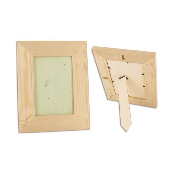 Cadre photo - Bois - A décorer - Pour photo 10x15cm