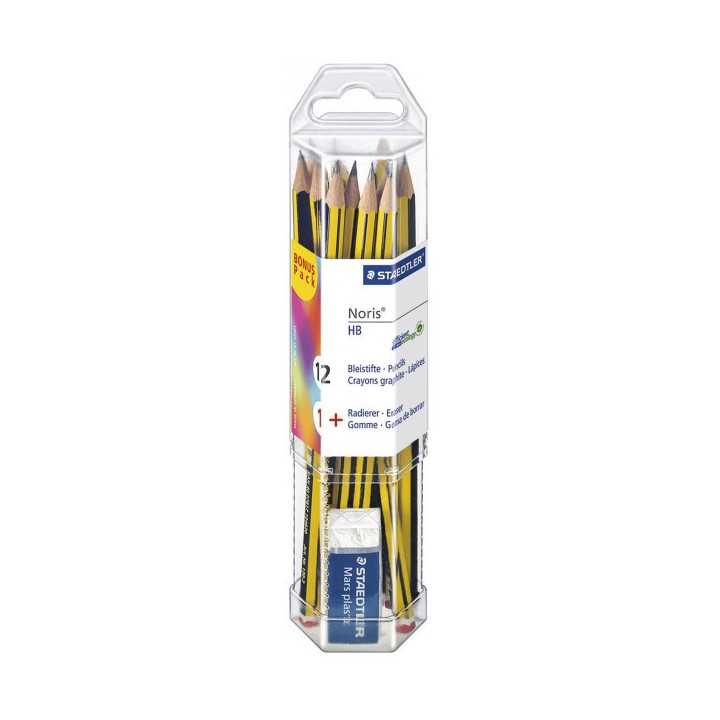 Etui de 12 crayons graphite - HB - Noris - Staedtler