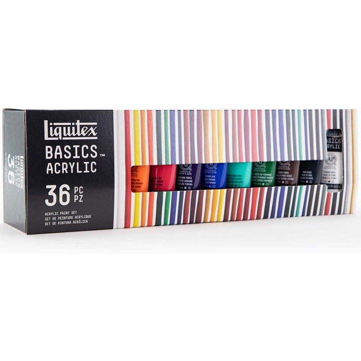 Set Peinture Acrylique de 36 tubes - Liquitex Basics