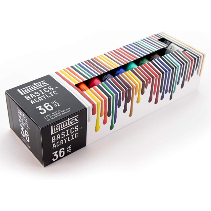 Set Peinture Acrylique de 36 tubes - Liquitex Basics