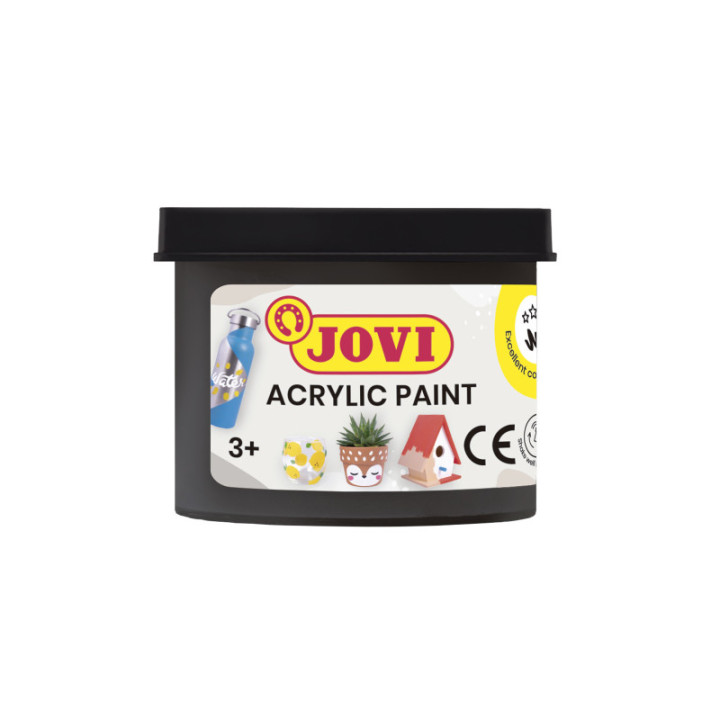Peinture acrylique - Enfant - Scolaire - Arts plastiques - 6 pots de 55ml - Jovi