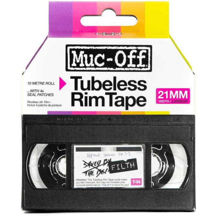 Fond de jante pour vélo - Tubeless - Bande adhésive - 21mm largeur - Muc-Off