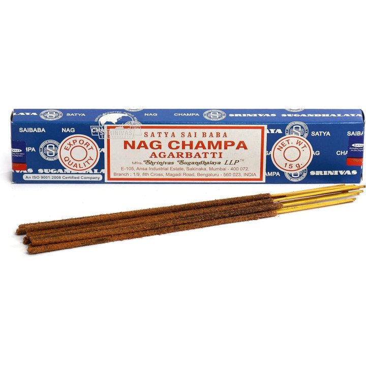 Bâtons d'encens - Naturels - Indien - Nag Champ Sai Baba - Lot de 3 boîtes
