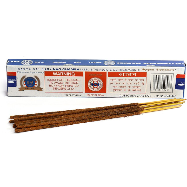Bâtons d'encens - Naturels - Indien - Nag Champ Sai Baba - Lot de 3 boîtes