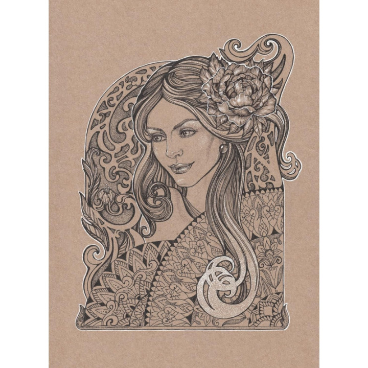 Feuilles de papier - Kraft - Brun - A4 - 160g - Dessin et activités créatives - Clairefontaine
