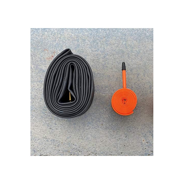 Chambre à air - Pour vélo de route - Pour roues de 700c - Valve 60mm - Tubolito
