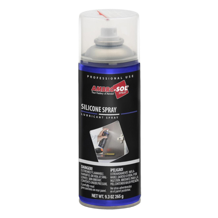 Silicone en spray - Lubrifiant - Hydrofuge - Protection joints et plastiques - Ambro-Sol