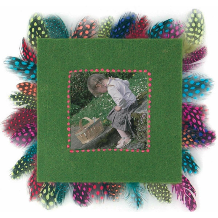 50 Plumes Multicolores 10 Cm - Ctop