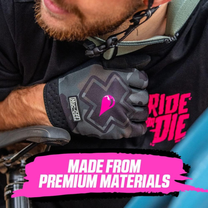 Gants de vélo - VTT - Mixte - Taille M - Confort - Résistant - Muc-Off