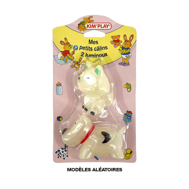 Jeu - Enfant - 2 personnages phosphorescent - Brille dans le noir - Luminoux