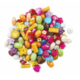74 Perles Acryliques Opaques - Ctop