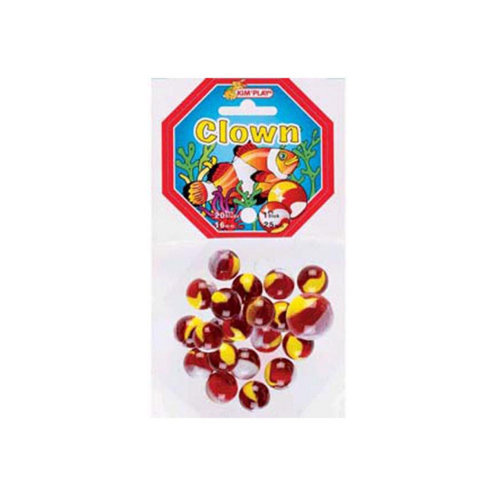 Billes - Filets de 20 billes + 1 calot - Poisson clown - Jeu - Enfant