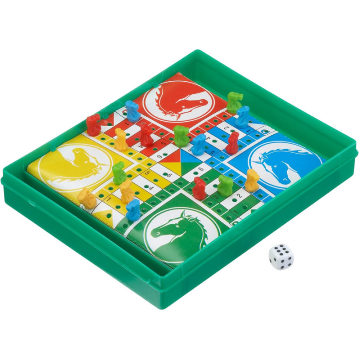 Jeu des petits chevaux - Format de voyage - Enfant - Adulte