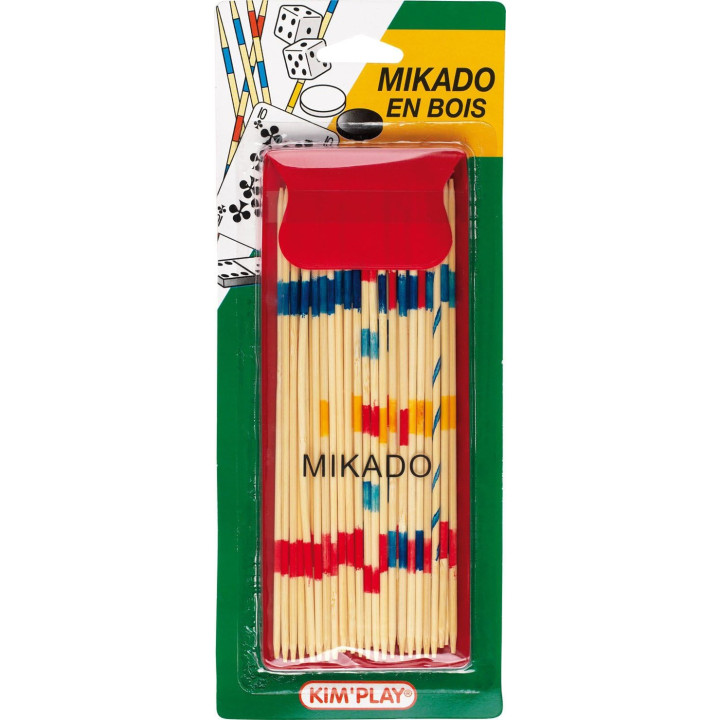 Jeu de mikado - En bois - 41 bâtonnets - Jeu - Enfant - Adulte