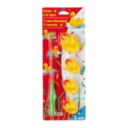 Pêche aux canards - 1 canne + 4 petits canards - Jeu - Enfant - Kermesse - Anniversaire