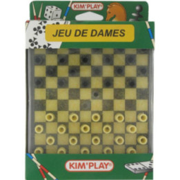 Jeu de dames - Format de voyage - Enfant - Adulte