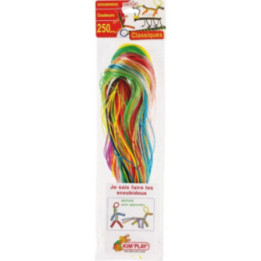 Scoubidous - 250 fils pour faire des scoubidous - Inclus notice pour apprendre