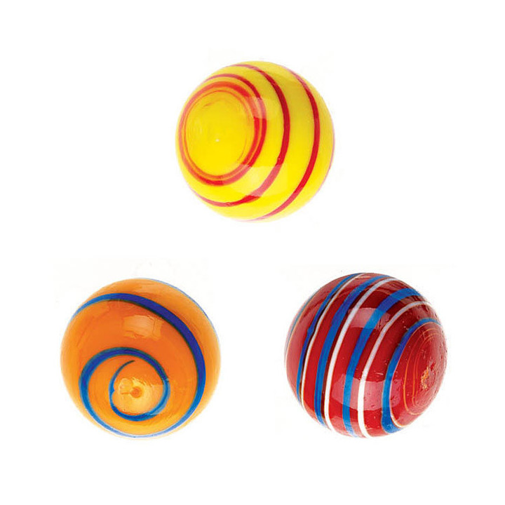 Billes - 3 boulards - 35mm diamètre - Equinox - Collector - Jeu - Enfant