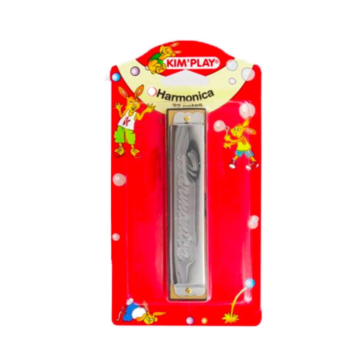 Harmonica - Jeu enfant - Métal - 22 notes - 13 cm - Jeu musical