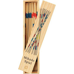 Mikado - Jeu en bois - Enfant - Avec boite de rangement