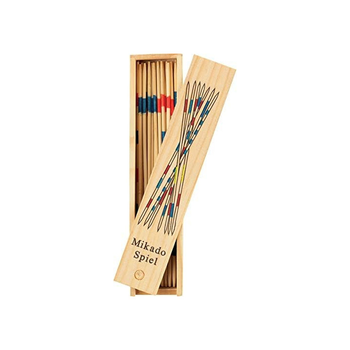 Mikado - Jeu en bois - Enfant - Avec boite de rangement