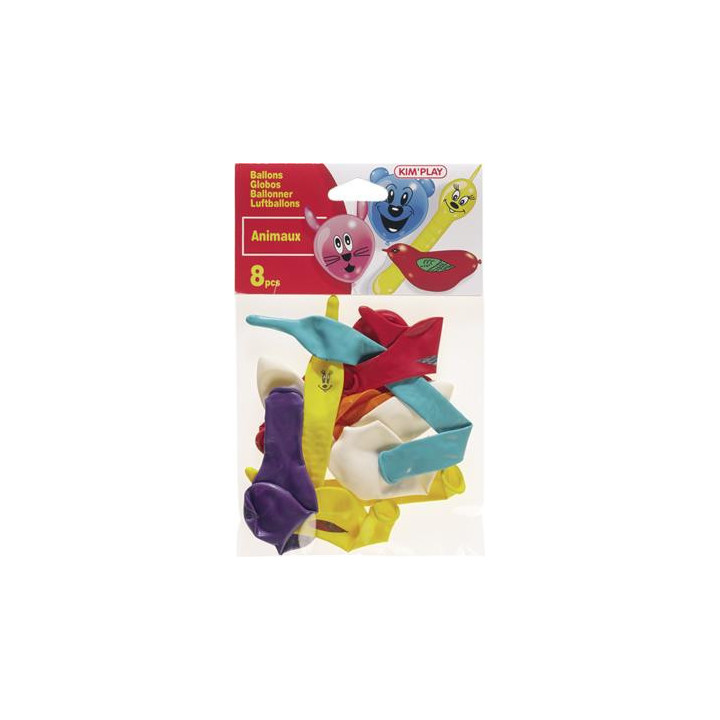 Ballons - Forme d'animaux - Oiseau - Ours - Lapin - A gonfler