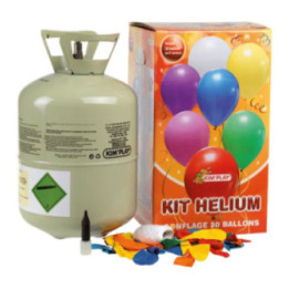 Bonbonne d'hélium + 30 ballons - Anniversaire - Fête - Evénement