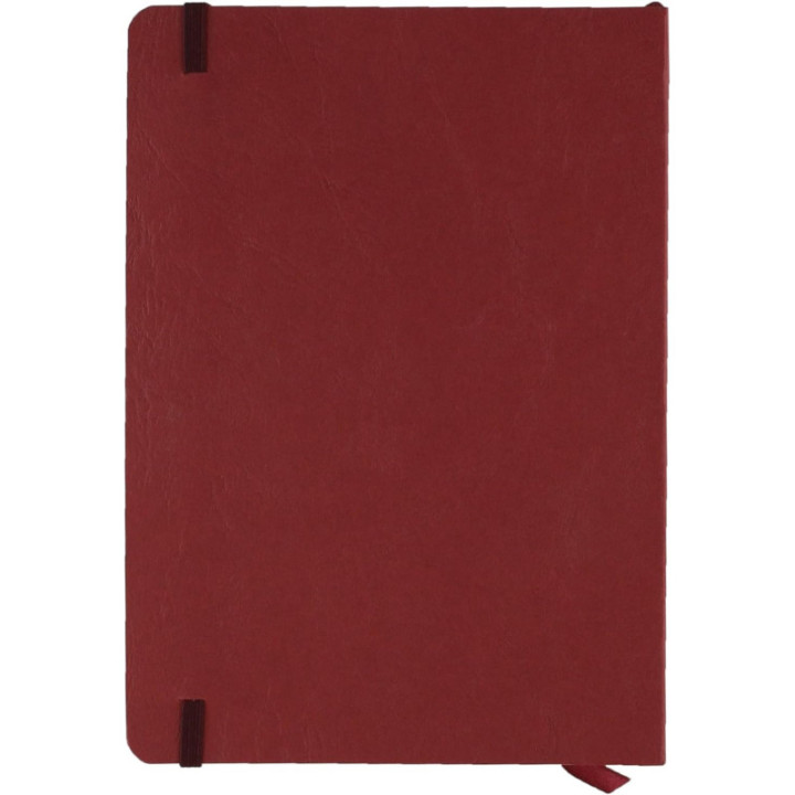 Carnet - Dessin - Ecriture - A5 - Couverture effet cuir - 192 pages - Rouge - Clairefontaine