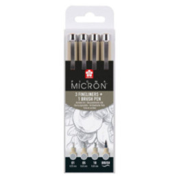 Feutres - Dessin - Esquisse - Pigma Micron 05 - Sakura - Gris froid clair - 4 tailles