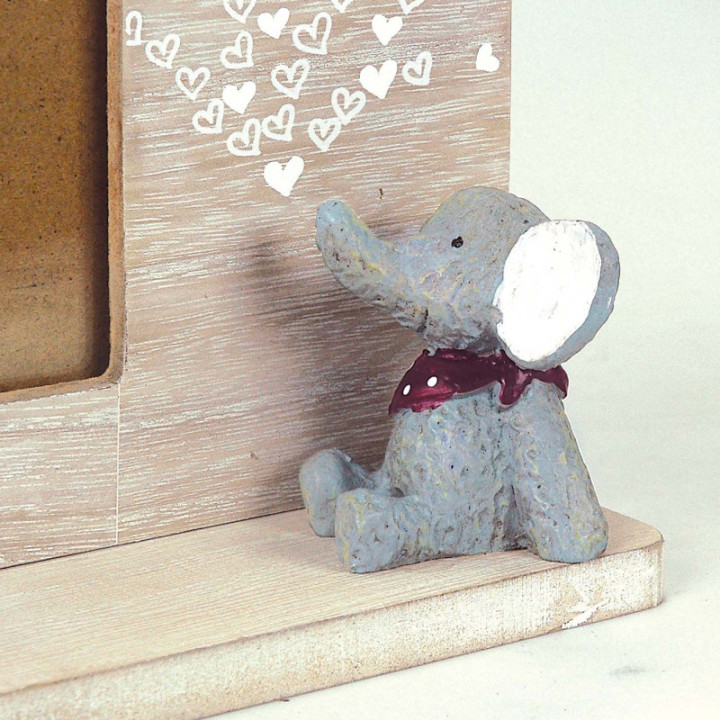 Cadre photo - Format photo 10x15cm - Bébé - Naissance - Bois - Décoration