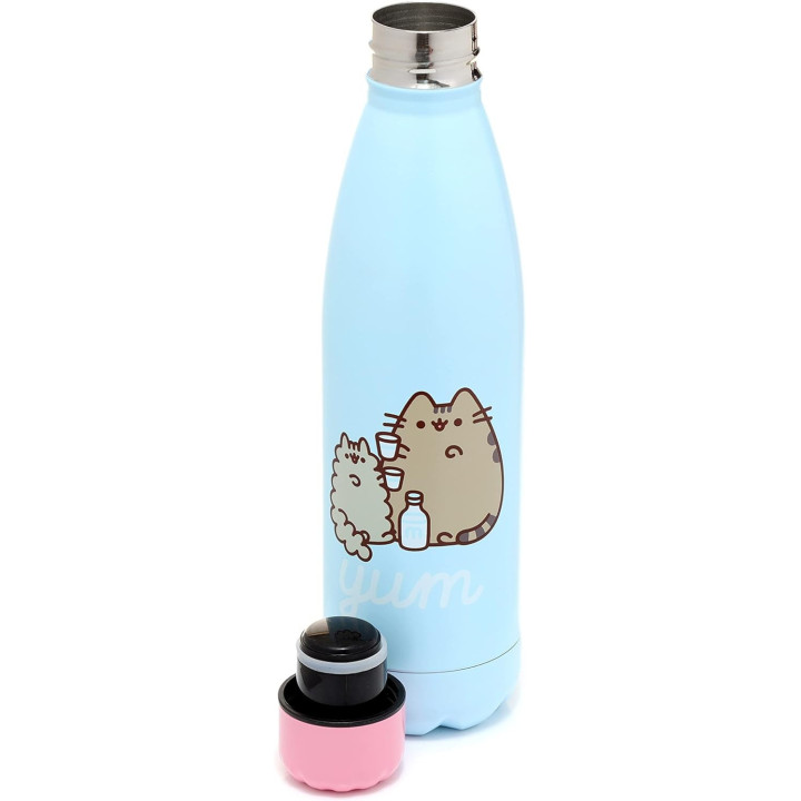 Gourde - Bouteille - Isotherme - Acier inox - 500ml - Pusheen - Chat Kawaï