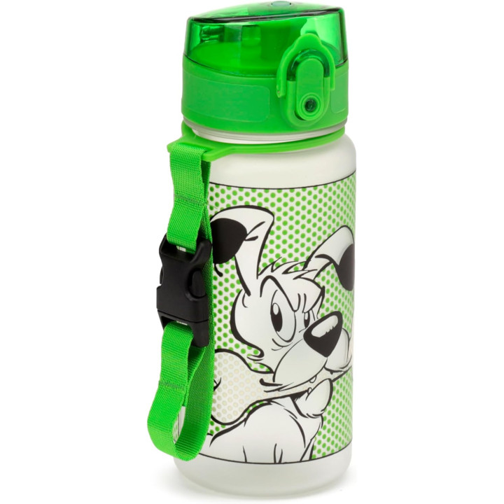 Gourde - Enfant - 350ml - Plastique - Avec anse - Astérix et Obélix - Idéfix