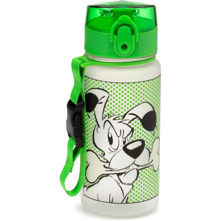 Gourde - Enfant - 350ml - Plastique - Avec anse - Astérix et Obélix - Idéfix