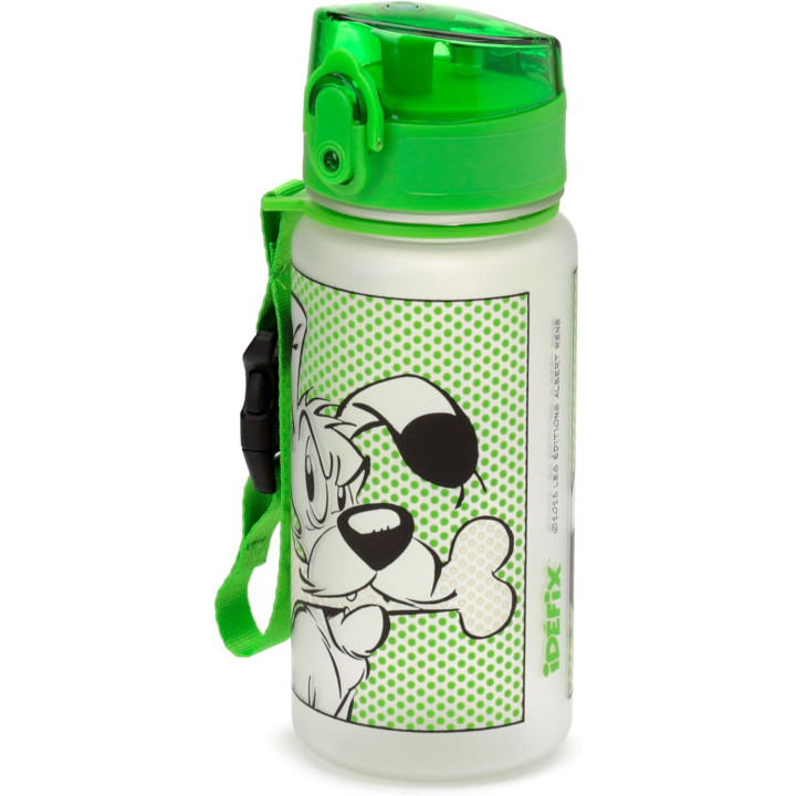 Gourde - Enfant - 350ml - Plastique - Avec anse - Astérix et Obélix - Idéfix