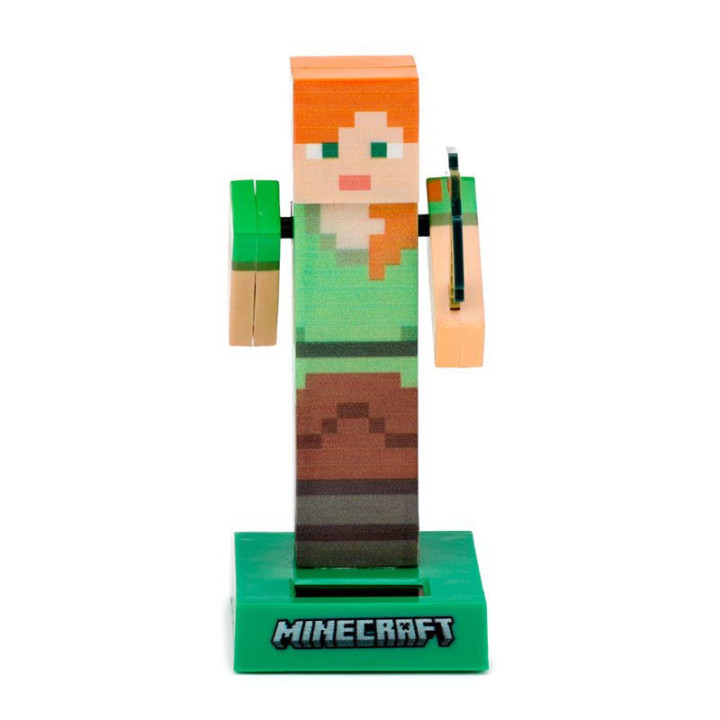 Figurine - Minecraft - Alex - Jeu vidéo - Pixel - Décoration - Idées cadeaux