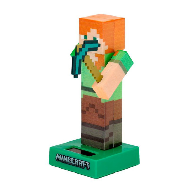 Figurine - Minecraft - Alex - Jeu vidéo - Pixel - Décoration - Idées cadeaux