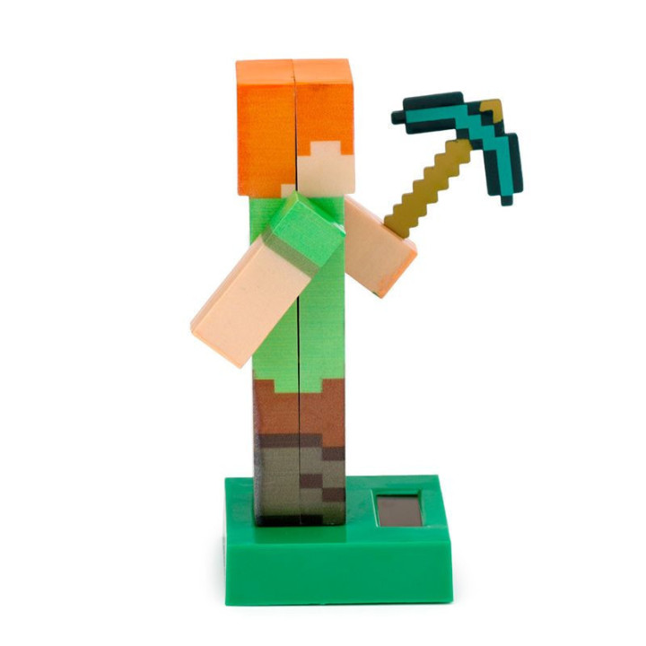 Figurine - Minecraft - Alex - Jeu vidéo - Pixel - Décoration - Idées cadeaux