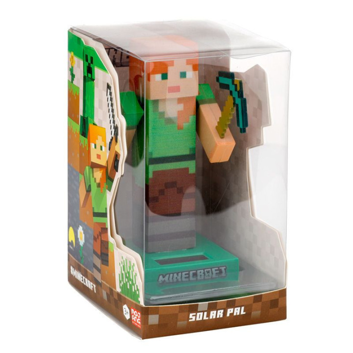 Figurine - Minecraft - Alex - Jeu vidéo - Pixel - Décoration - Idées cadeaux