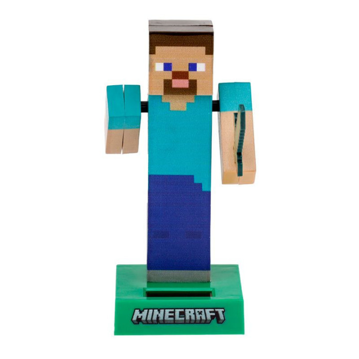 Figurine - Minecraft - Steve - Jeu vidéo - Pixel - Décoration - Idées cadeaux